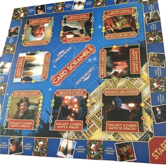 National Lampoon’s Christmas Vacation CARD SCRAMBLE Board Game Of Strategy 12+ - Picture 2 of 7